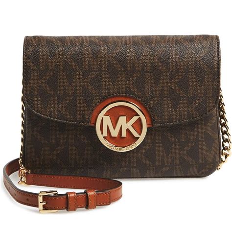 michael kors fulton flap wallet white|Michael Kors fulton crossbody.